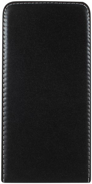 Huawei Honor 8 Lite lenyíló flipes bőrtok fekete