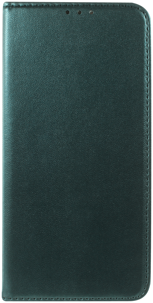 Samsung Galaxy A22 4G (SM-A225F) oldalra nyíló flipes bőrtok asztali tartó funkciós sötétzöld