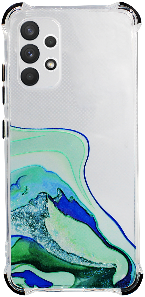 Samsung Galaxy A32 4G (SM-A325F) extra ütésálló Akvarell TPU telefontok