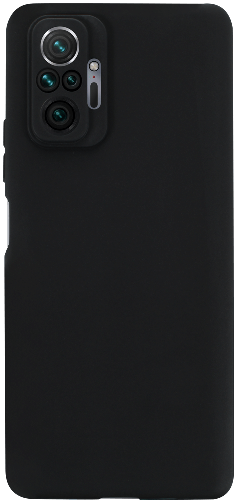 Xiaomi Redmi Note 10 Pro Max szilikon tok kameravédővel matt fekete