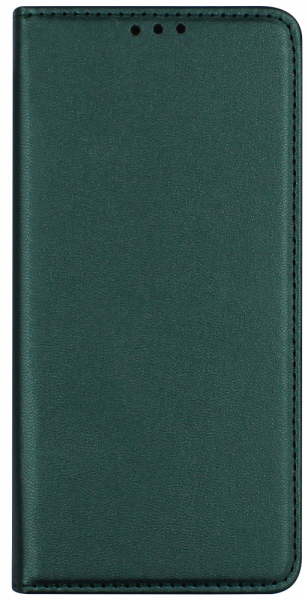 Xiaomi Redmi 9T oldalra nyíló flipes bőrtok asztali tartó funkciós sötétzöld