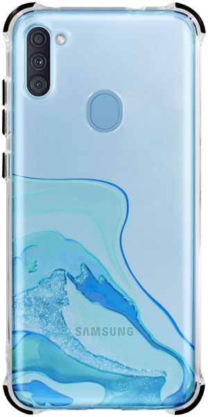 Samsung Galaxy A11 (SM-A115F) extra ütésálló Akvarell TPU telefontok