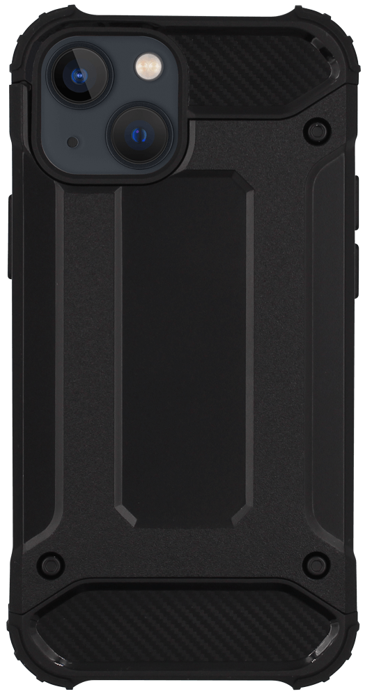 Apple iPhone 13 Mini ütésálló tok légpárnás sarkas, hibrid Forcell Armor fekete