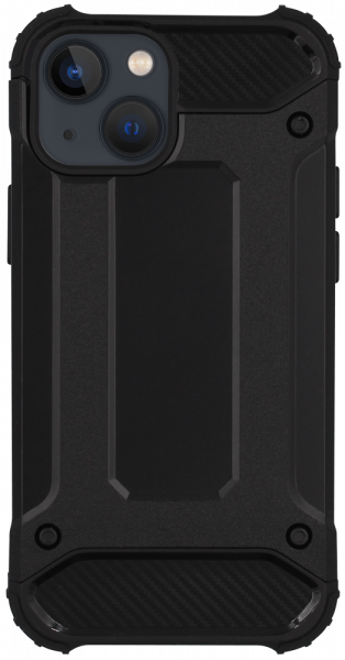 Apple iPhone 13 Mini ütésálló tok légpárnás sarkas, hibrid Forcell Armor fekete