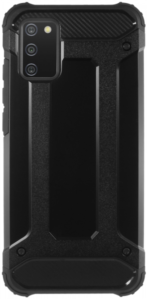 Samsung Galaxy A03s (SM-A037F) ütésálló tok légpárnás sarkas, hibrid Forcell Armor fekete