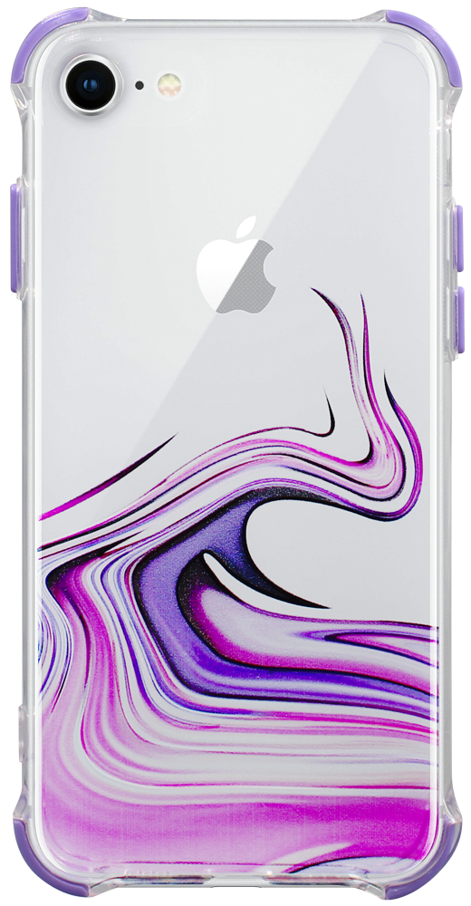 Apple iPhone 8 extra ütésálló Akvarell TPU telefontok
