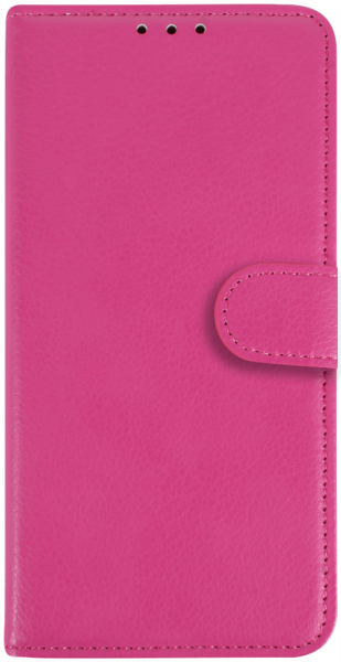 Huawei Y6 2019 (Y6 Prime 2019) oldalra nyíló flipes bőrtok asztali tartó funkciós rózsaszín