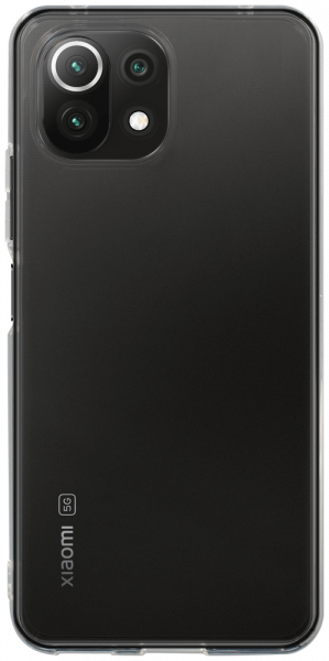 Xiaomi MI 11 Lite 5G szilikon tok közepesen ütésálló kameravédővel átlátszó