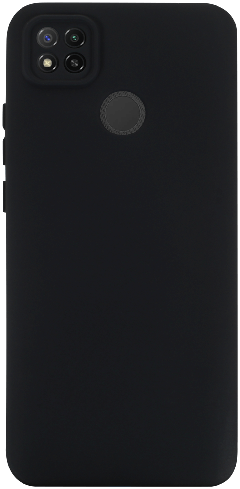 Xiaomi Redmi 9C NFC szilikon tok kameravédővel matt fekete
