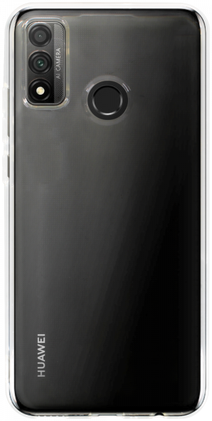Huawei P Smart 2020 szilikon tok közepesen ütésálló kameravédővel átlátszó
