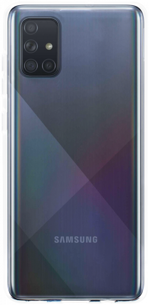 Samsung Galaxy A71 (SM-A715F) szilikon tok közepesen ütésálló átlátszó