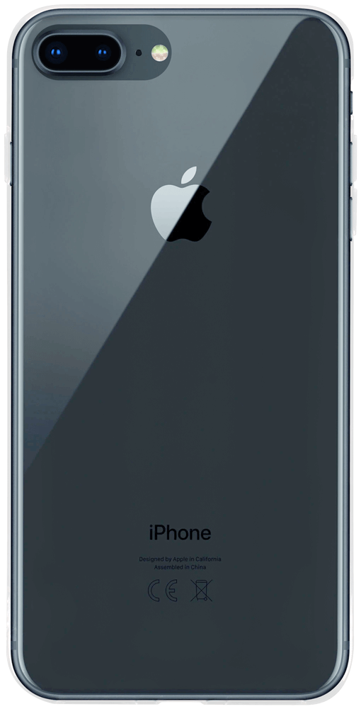 Apple iPhone 8 Plus szilikon tok közepesen ütésálló átlátszó