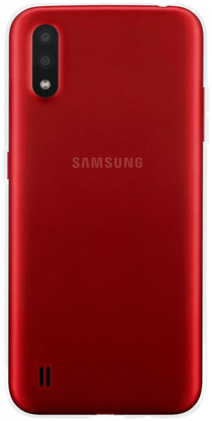 Samsung Galaxy A01 ( SM-A015F) szilikon tok közepesen ütésálló átlátszó