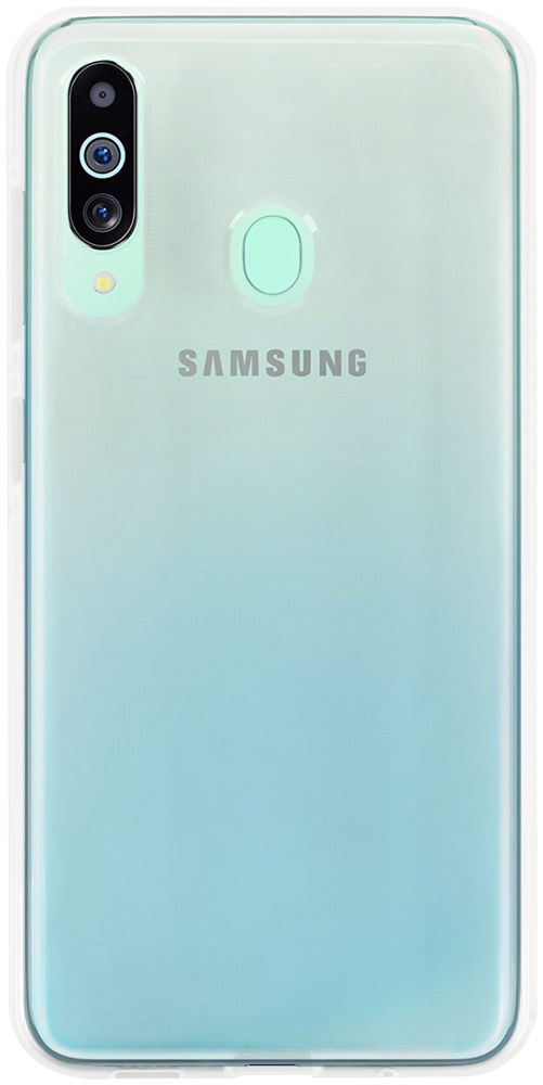 Samsung Galaxy A60 (SM-A6060) szilikon tok közepesen ütésálló átlátszó