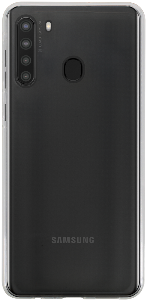 Samsung Galaxy A21 (SM-A210F) szilikon tok közepesen ütésálló átlátszó