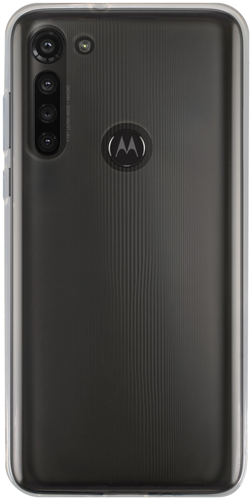 Motorola Moto G8 Power Lite szilikon tok közepesen ütésálló átlátszó
