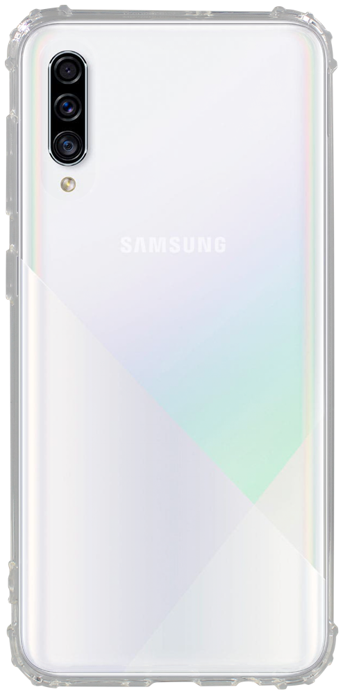 Samsung Galaxy A30s (SM-A307F) szilikon tok közepesen ütésálló légpárnás sarok átlátszó