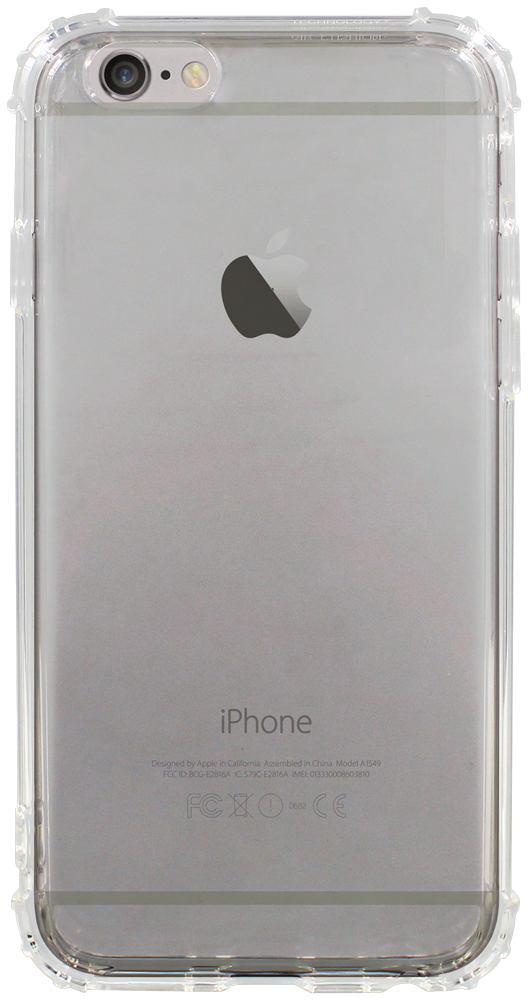 Apple iPhone 6S szilikon tok közepesen ütésálló légpárnás sarok  átlátszó