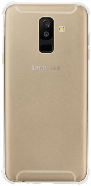 Samsung Galaxy A6 Plus 2018 (A605) szilikon tok légpárnás sarok átlátszó
