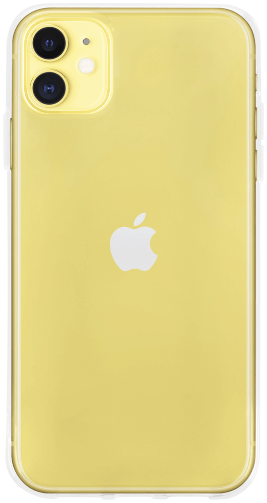 Apple iPhone 11 szilikon tok közepesen ütésálló átlátszó