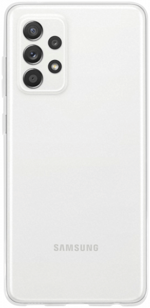 Samsung Galaxy A52 5G (SM-A526F) szilikon tok közepesen ütésálló kameravédővel átlátszó