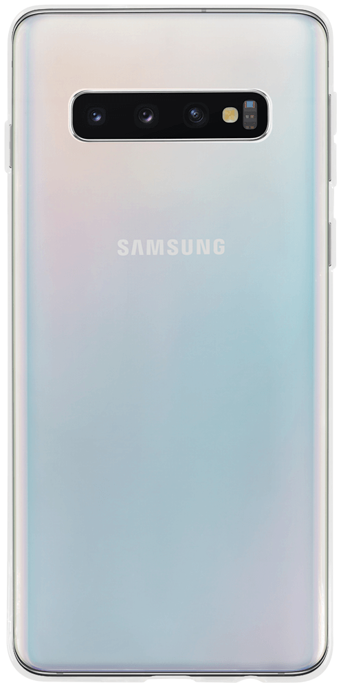 Samsung Galaxy S10 (SM-G973) szilikon tok közepesen ütésálló átlátszó