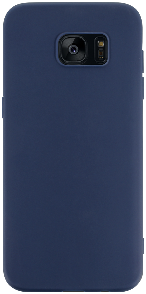 Samsung Galaxy S7 Edge (G935) szilikon tok matt sötétkék