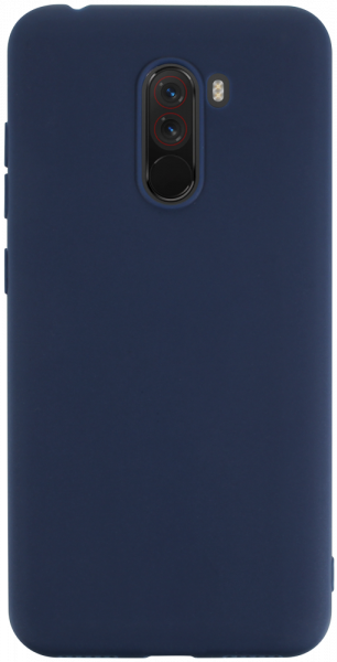 Xiaomi Pocophone F1 szilikon tok mágneses kompatibilitás sötétkék