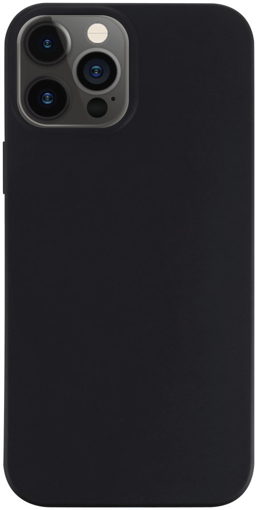 Apple iPhone 12 Pro Max szilikon tok matt fekete