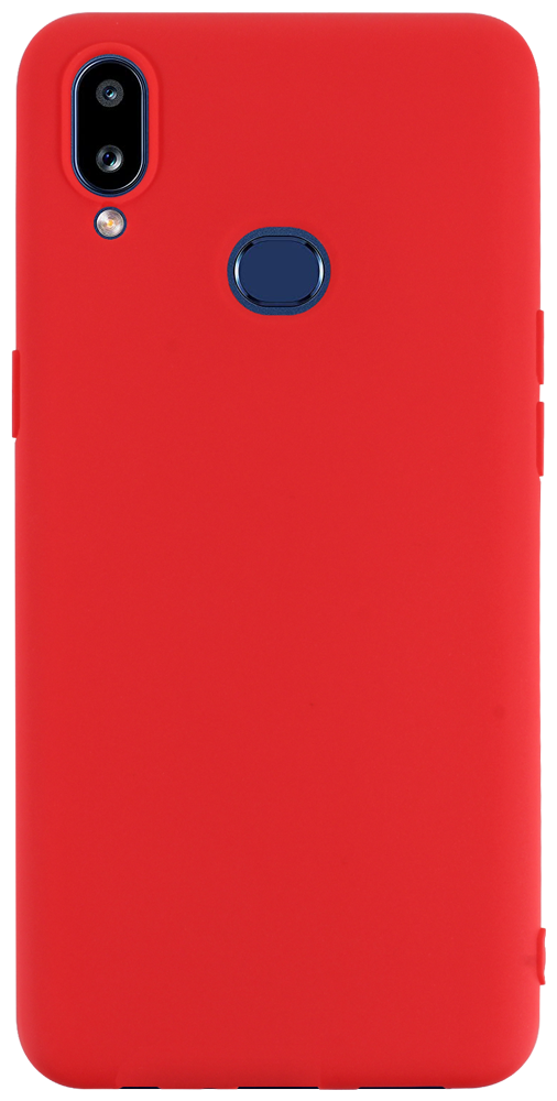 Samsung Galaxy A10s (SM-A107M) szilikon tok matt piros