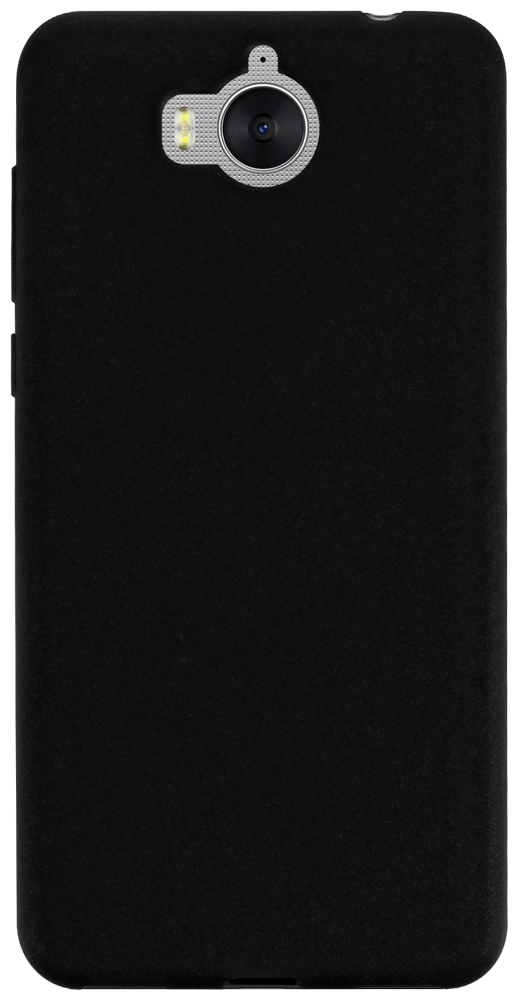 Huawei Y6 2017 szilikon tok matt fekete