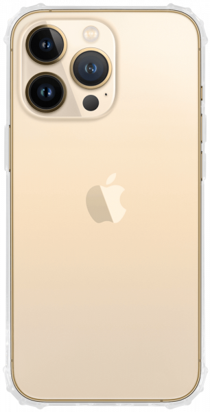 Apple iPhone 13 Pro szilikon tok közepesen ütésálló légpárnás sarok átlátszó