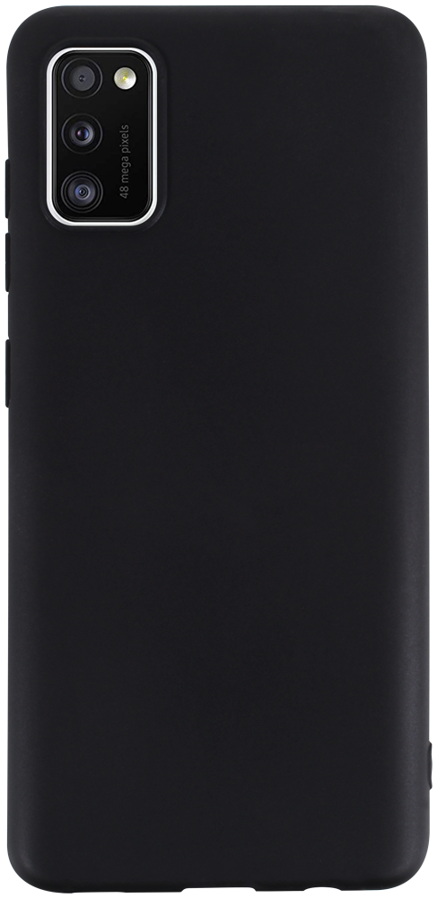 Samsung Galaxy A41 ( SM-A415F) szilikon tok matt fekete