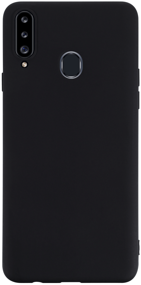 Samsung Galaxy A20s (SM-A207F) szilikon tok matt fekete