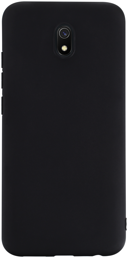 Xiaomi Redmi 8A szilikon tok matt-fényes keret fekete
