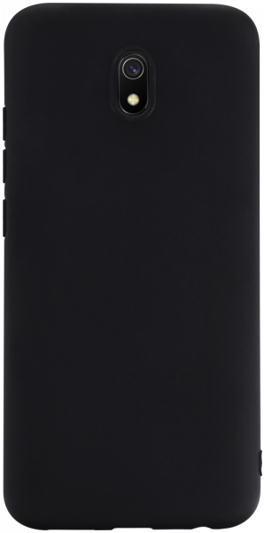 Xiaomi Redmi 8A szilikon tok matt-fényes keret fekete