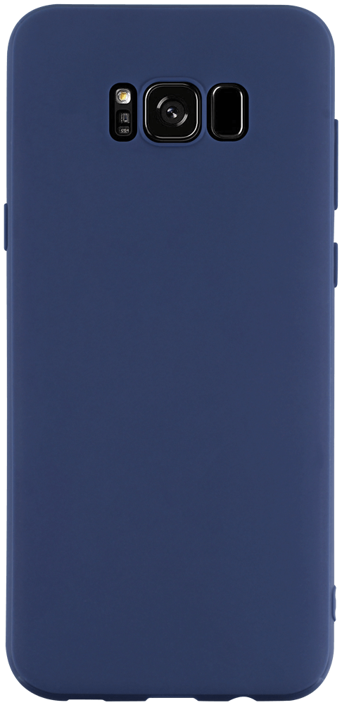 Samsung Galaxy S8 Plus (G955) szilikon tok matt sötétkék