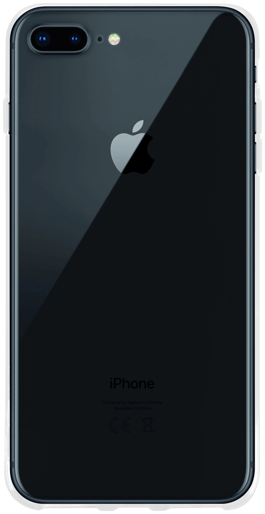Apple iPhone 7 Plus szilikon tok közepesen ütésálló kameravédővel átlátszó