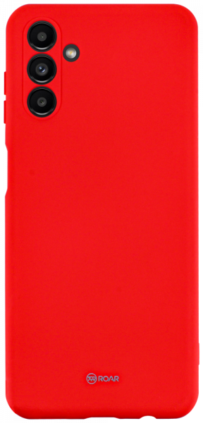 Samsung Galaxy A13 5G (SM-A136) szilikon tok gyári ROAR kameravédővel piros