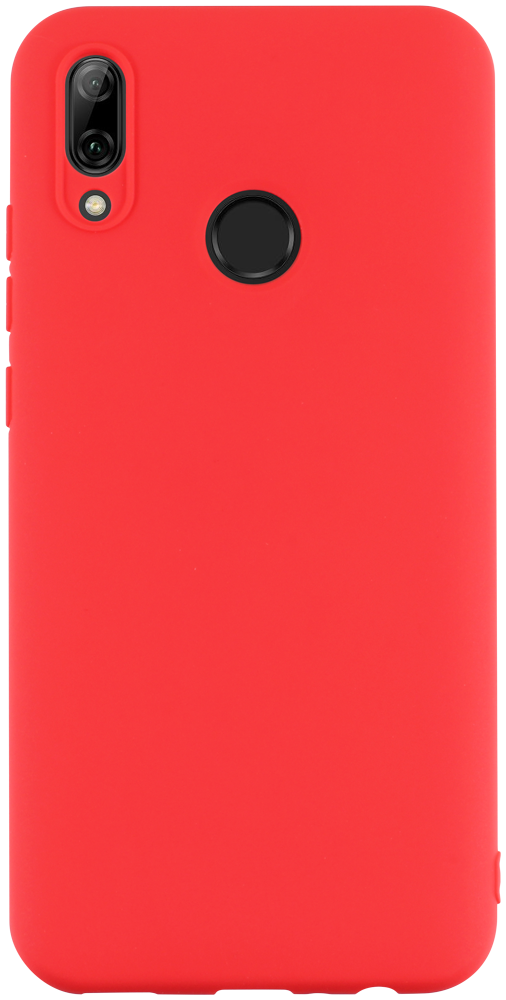 Huawei P Smart 2019 szilikon tok matt piros