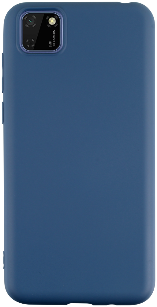 Huawei Y5P szilikon tok matt sötétkék