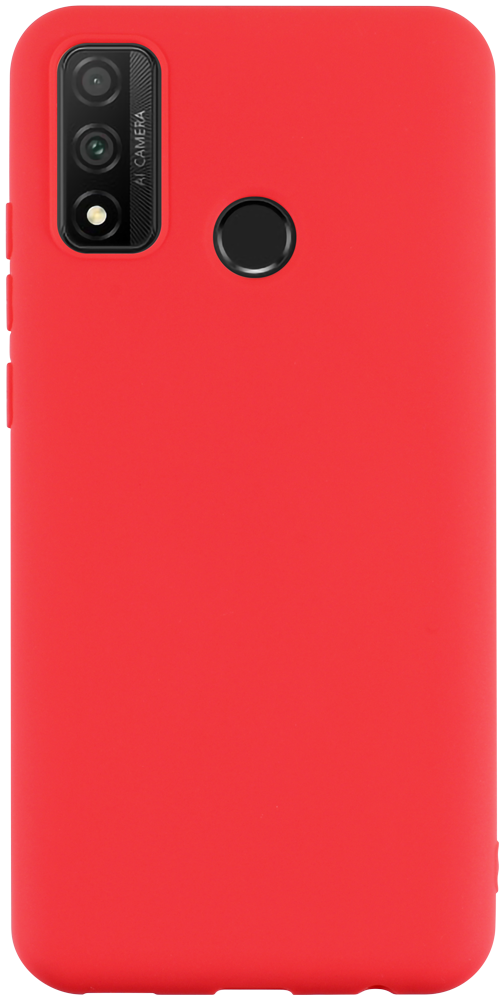Huawei P Smart 2020 szilikon tok matt piros