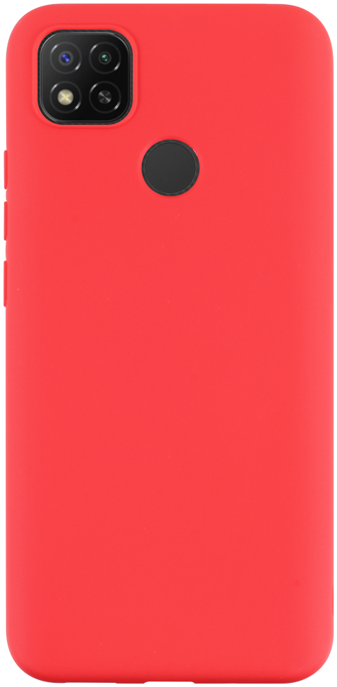 Xiaomi Redmi 9C szilikon tok matt piros
