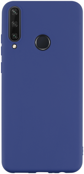 Huawei Y6P szilikon tok matt sötétkék