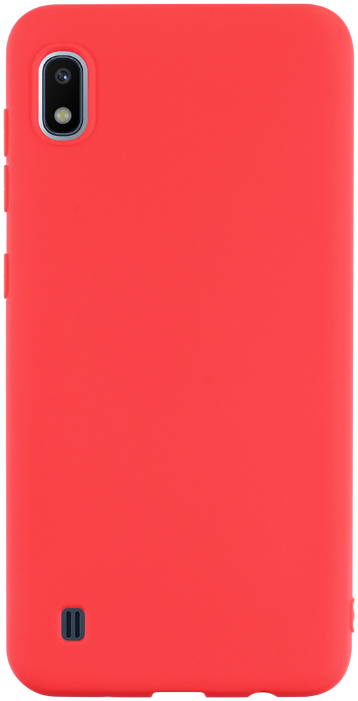 Samsung Galaxy A10 (SM-A105F) szilikon tok matt piros