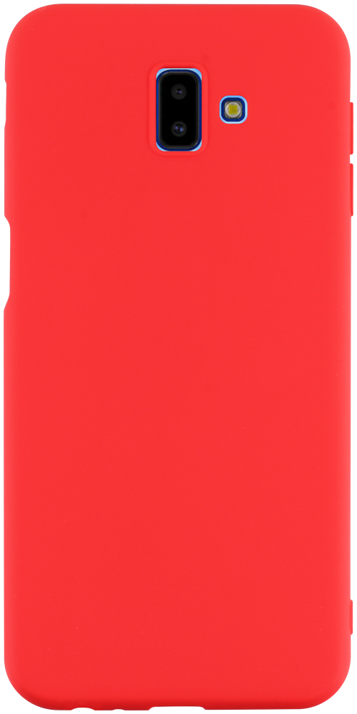 Samsung Galaxy J6 Plus (J610F) szilikon tok matt piros