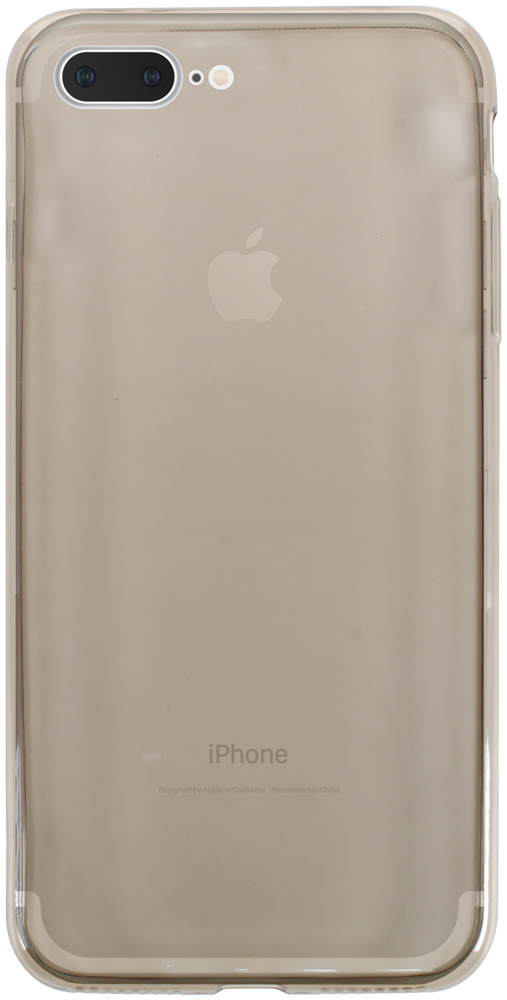 Apple iPhone 8 Plus szilikon tok ultravékony átlátszó füstszínű