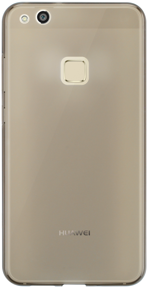 Huawei P10 Lite szilikon tok átlátszó füstszínű