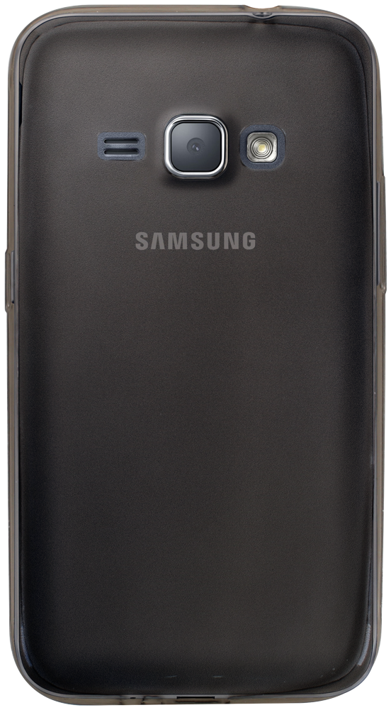 Samsung Galaxy J1 2016 (J120) szilikon tok ultravékony átlátszó füstszínű