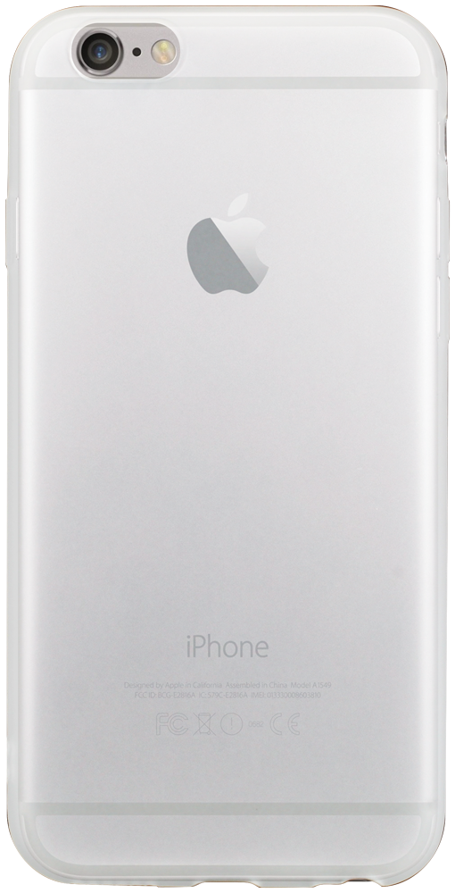 Apple iPhone 6S szilikon tok matt tejfehér